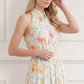 Sienna Rose Cotton Halter Ankle Gown