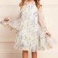 Summer Posy Long Sleeve Kids Dress