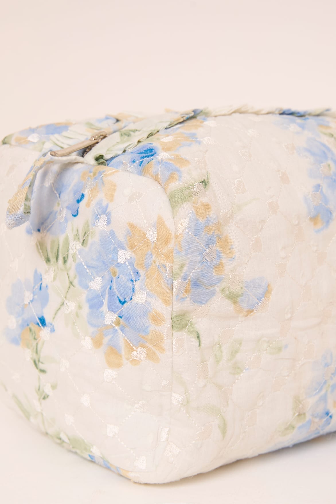 Summer Posy Medium Quilted Makeup Bag