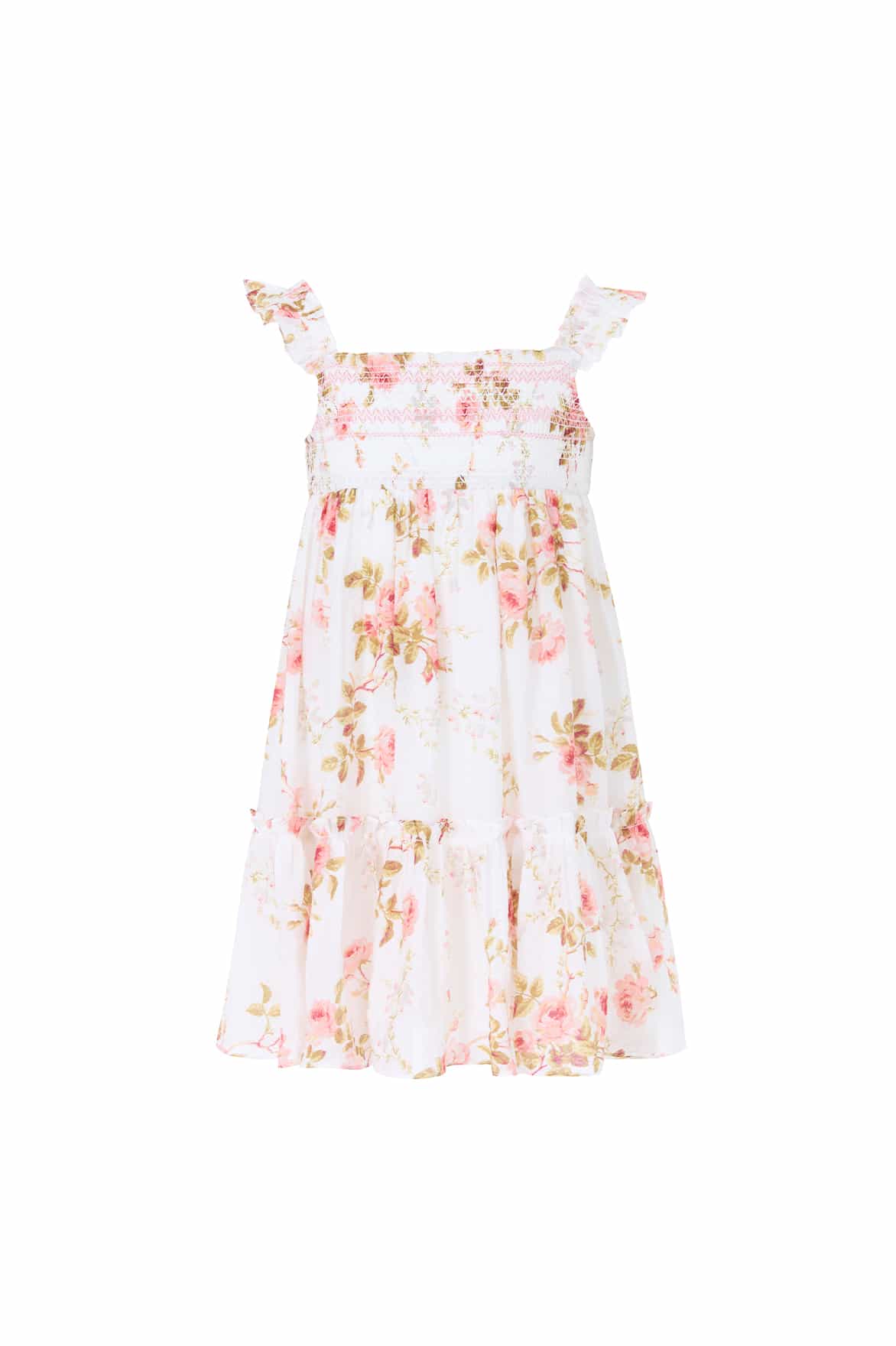 Summer’s Rose Smocked Cami Kids Dress
