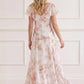 Summer's Rose Georgette Ankle Gown