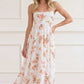Summer's Rose Linen Blend Cami Ankle Gown