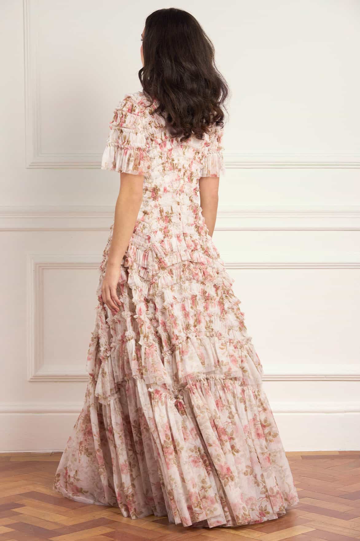 Summer's Rose Valentine Ruffle Gown