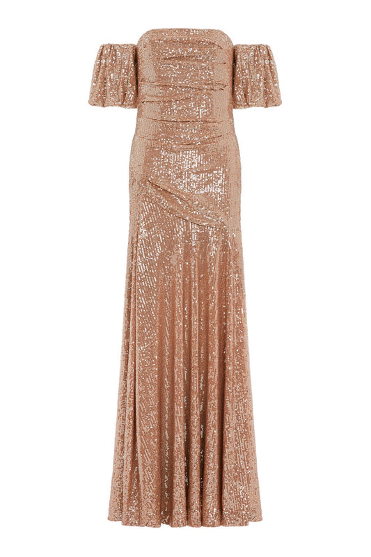 Sunbeam Valentina Off-Shoulder Gown