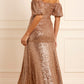 Sunbeam Valentina Off-Shoulder Gown