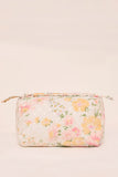 Sunrise Bloom Medium Quilted Makeup Bag