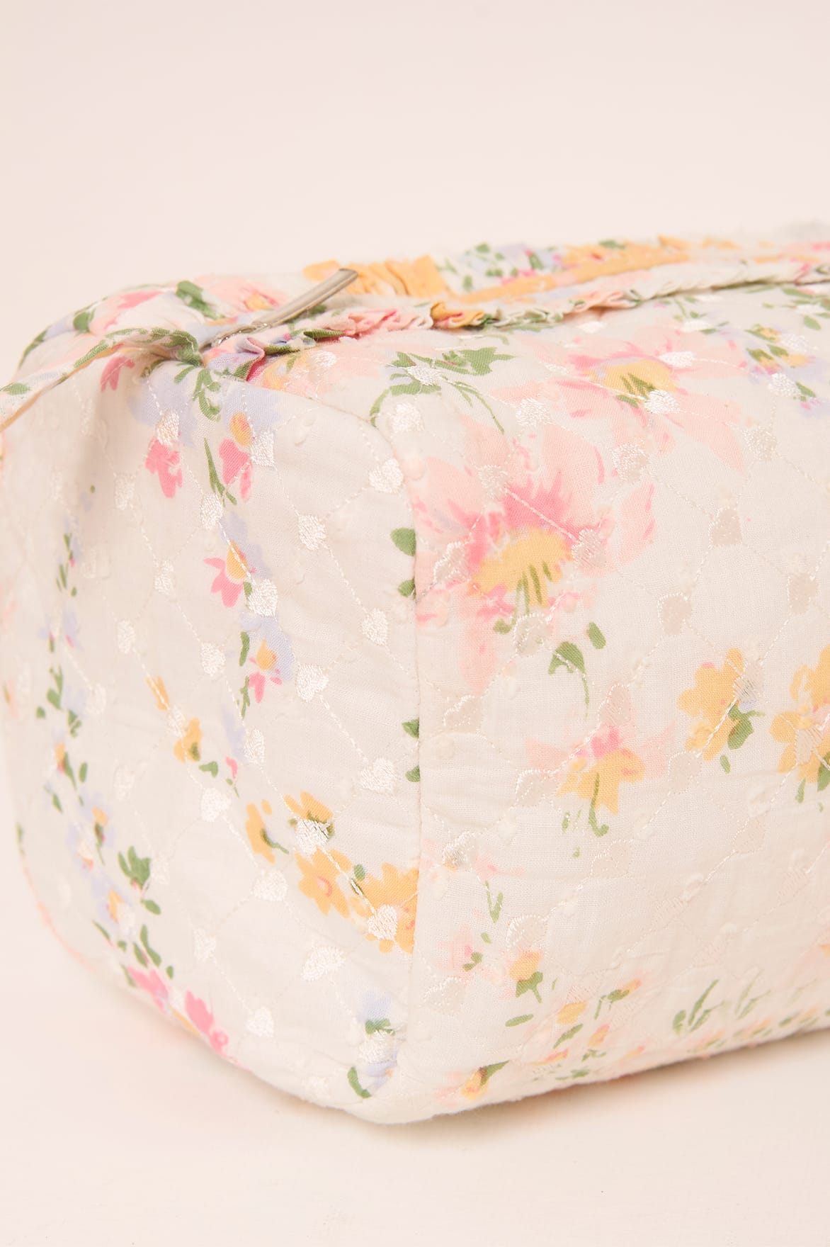 Sunrise Bloom Medium Quilted Makeup Bag