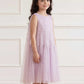 Sunrise Sequin Cape Kids Dress