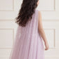 Sunrise Sequin Cape Kids Dress
