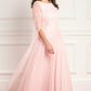 Sunrise Sequin Cape Sleeve Ankle Gown