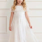 Sunrise Sequin Short Cape Kids Gown