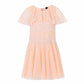 Sunrise Sequin Short Cape Kids Dress