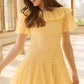 Sunrise Sequin Short Sleeve Micro Mini Dress