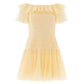 Sunrise Sequin Short Sleeve Micro Mini Dress