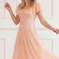 Sunrise Sequin V-Neck Ankle Gown