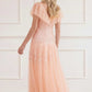 Sunrise Sequin V-Neck Ankle Gown