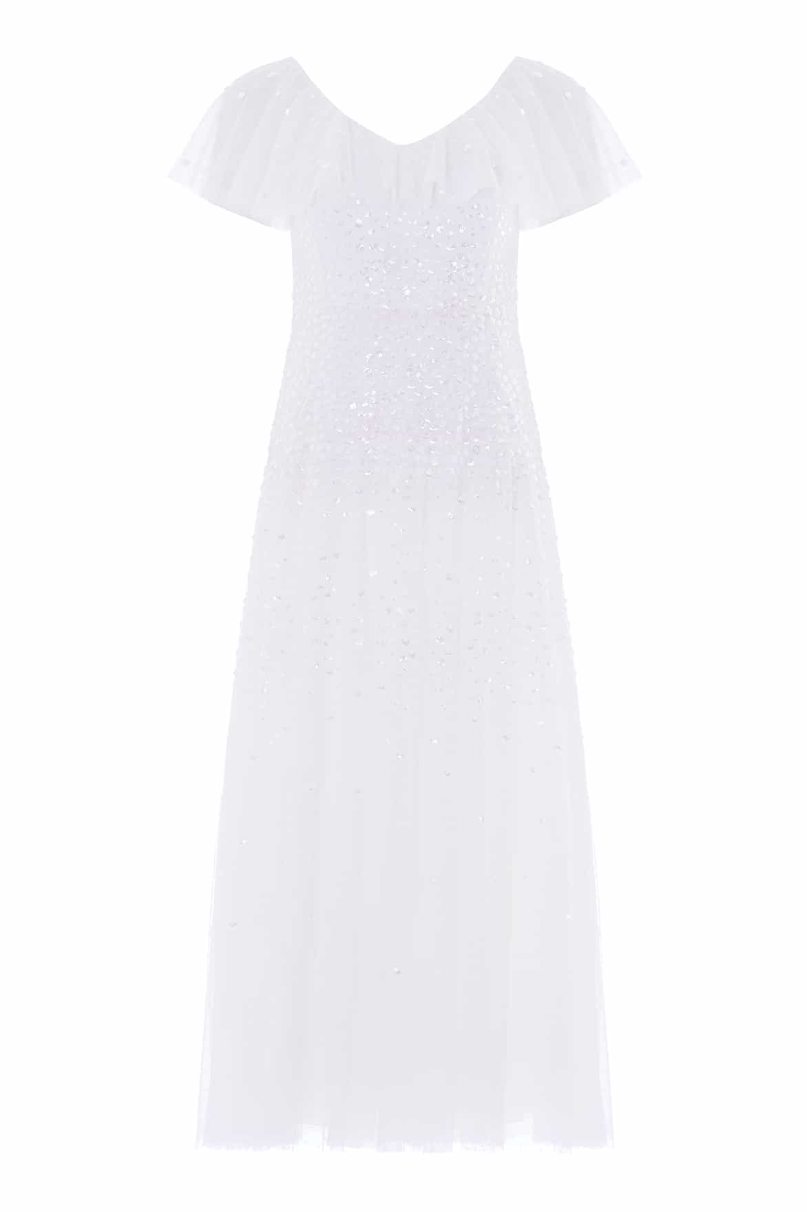 Sunrise Sequin V-Neck Ankle Gown