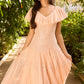 Sunrise Sequin V-Neck Ankle Gown