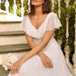 Sunrise Sequin V-Neck Ankle Gown