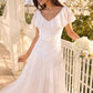 Sunrise Sequin V-Neck Ankle Gown