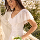 Sunrise Sequin V-Neck Ankle Gown