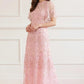 Sweet Petal Short Sleeve Gown