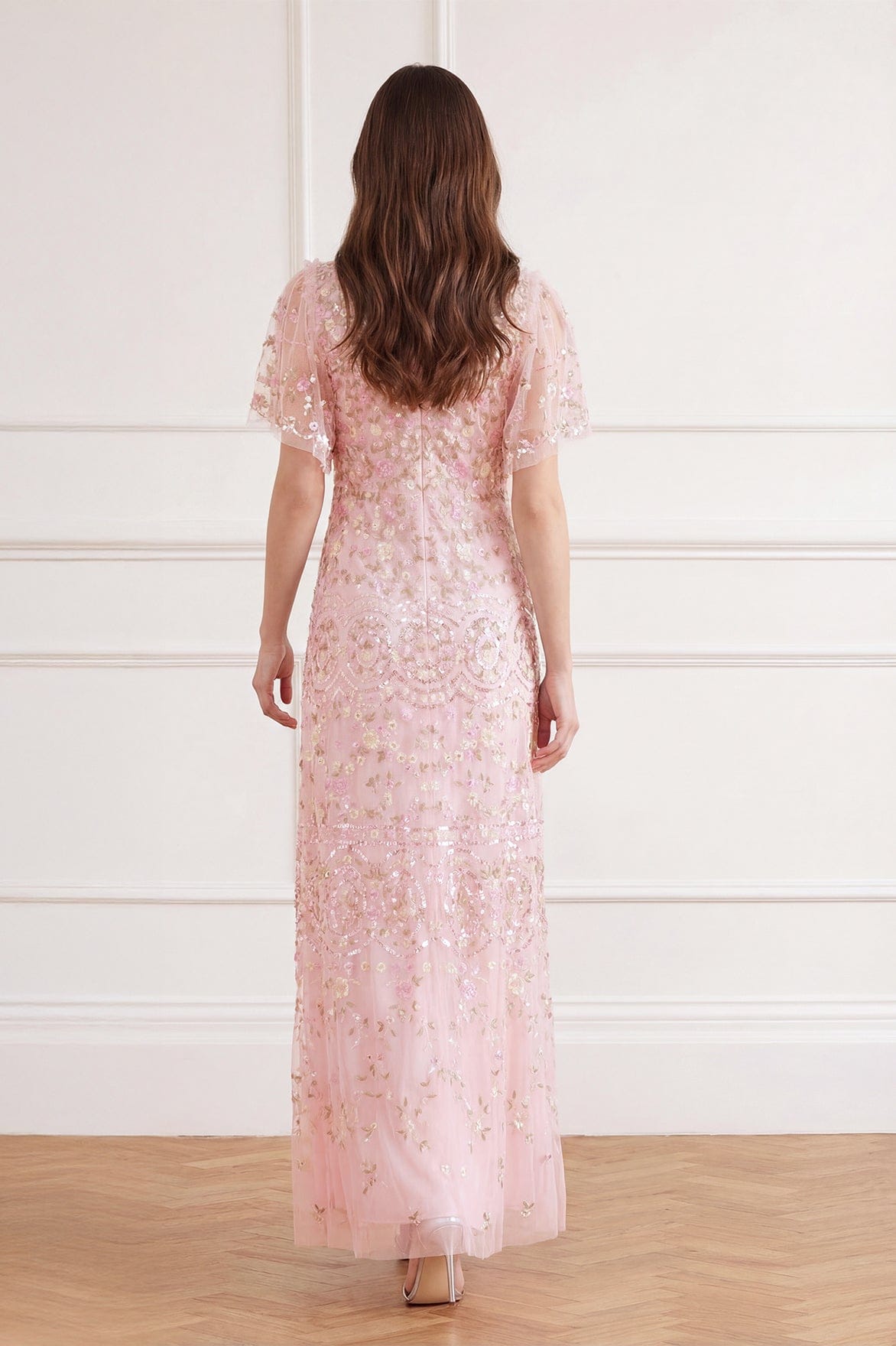 Sweet Petal Short Sleeve Gown
