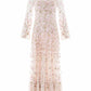 Sylvia Rose Long Sleeve Ankle Gown