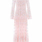 Sylvia Rose Long Sleeve Ankle Gown