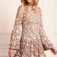 Sylvia Rose Long Sleeve Micro Mini Dress
