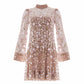 Sylvia Rose Long Sleeve Micro Mini Dress
