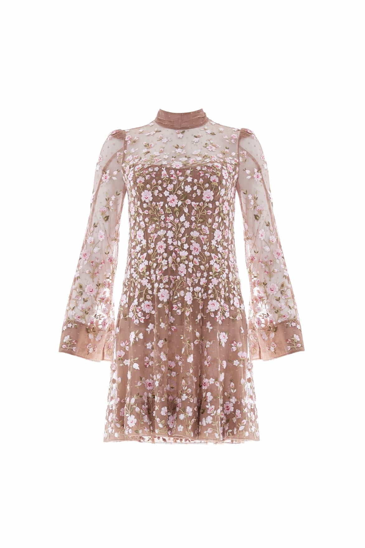 Sylvia Rose Long Sleeve Micro Mini Dress