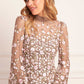 Sylvia Rose Long Sleeve Micro Mini Dress