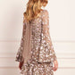 Sylvia Rose Long Sleeve Micro Mini Dress