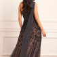 Sylvia Rose One-Shoulder Bow Ankle Gown