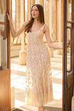 Sylvia Rose Scoop Neck Ankle Gown