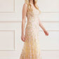 Sylvia Rose Scoop Neck Ankle Gown