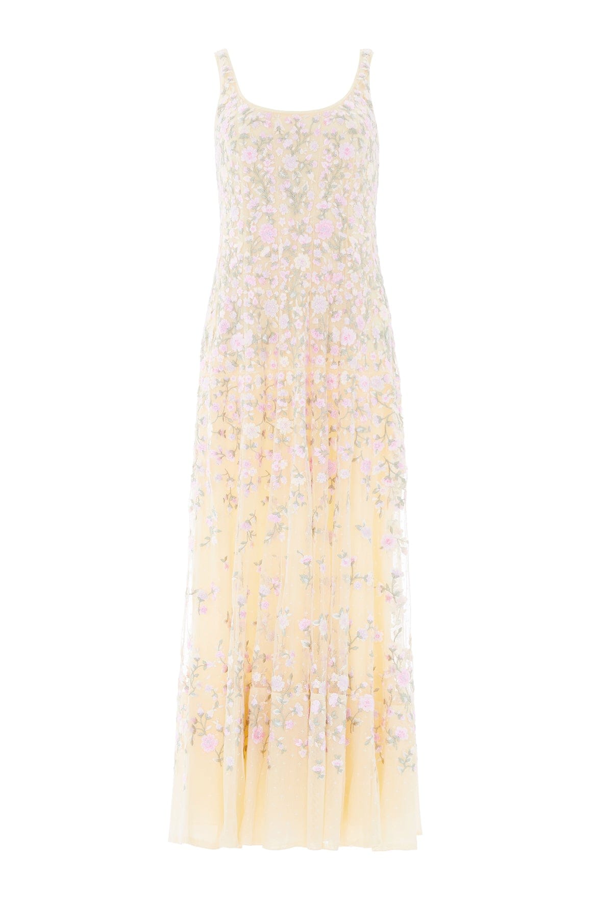 Sylvia Rose Scoop Neck Ankle Gown