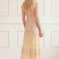 Sylvia Rose Scoop Neck Ankle Gown