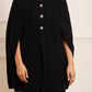 Sylvie Cable Jewelled Knee Length Cape