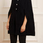 Sylvie Cable Jewelled Knee Length Cape
