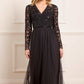 Tempest V-Neck Bodice Ankle Gown
