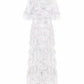 Trailing Floral Round Neck Ballerina Dress