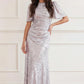 Valentina Round Neck Gown