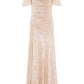 Valentina Round Neck Gown