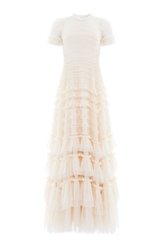 Valentine Ruffle Gown