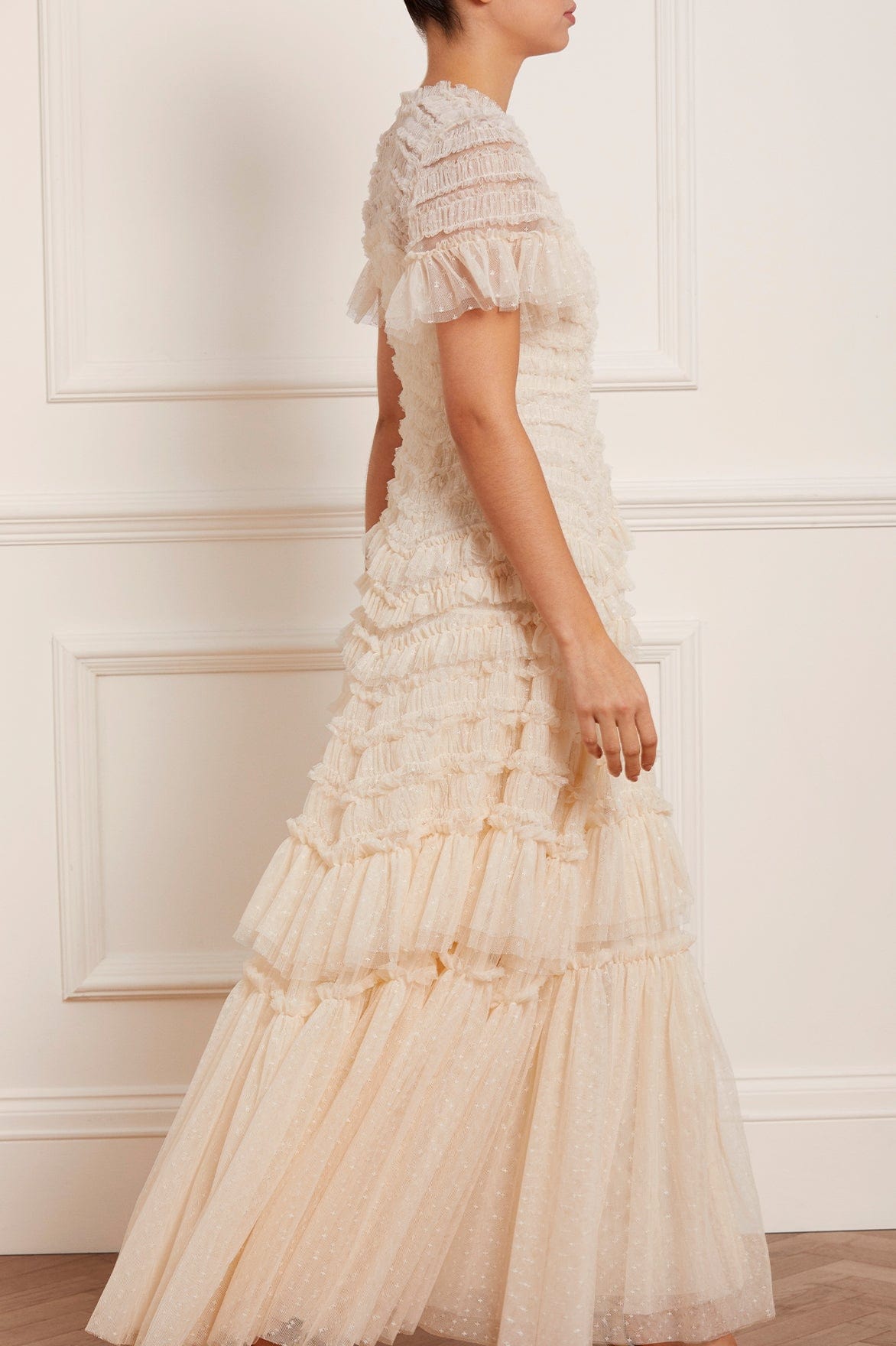 Valentine Ruffle Gown