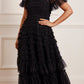 Valentine Ruffle Gown