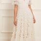 Verity Ruffle V-Neck Gown