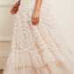 Verity Ruffle V-Neck Gown